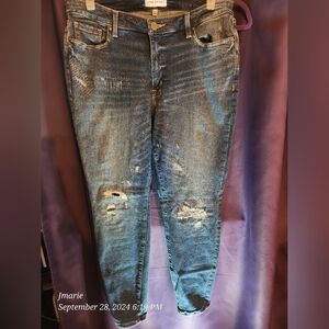 Lane Bryant de-stress jeans